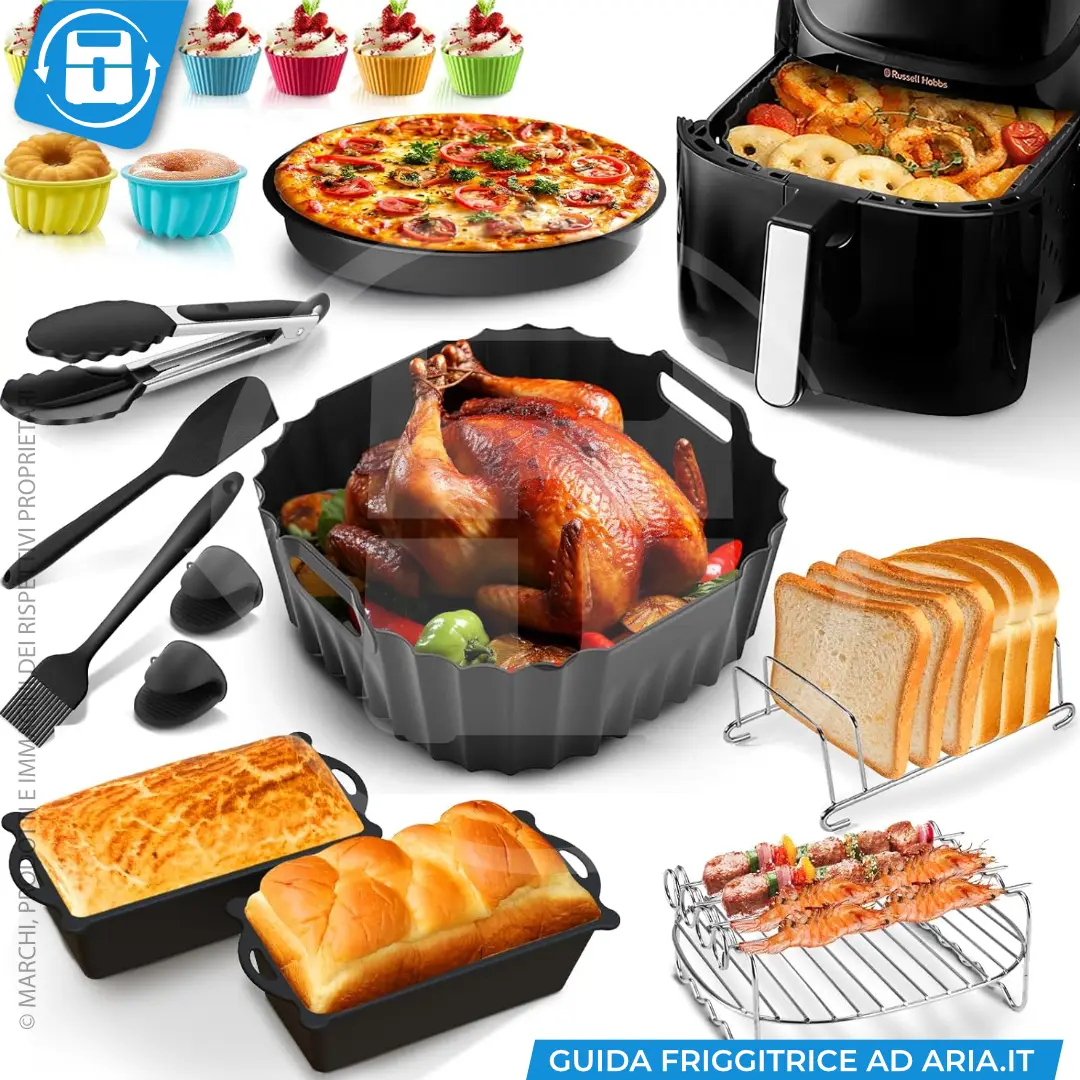 Accessori per friggitrice ad aria set completo