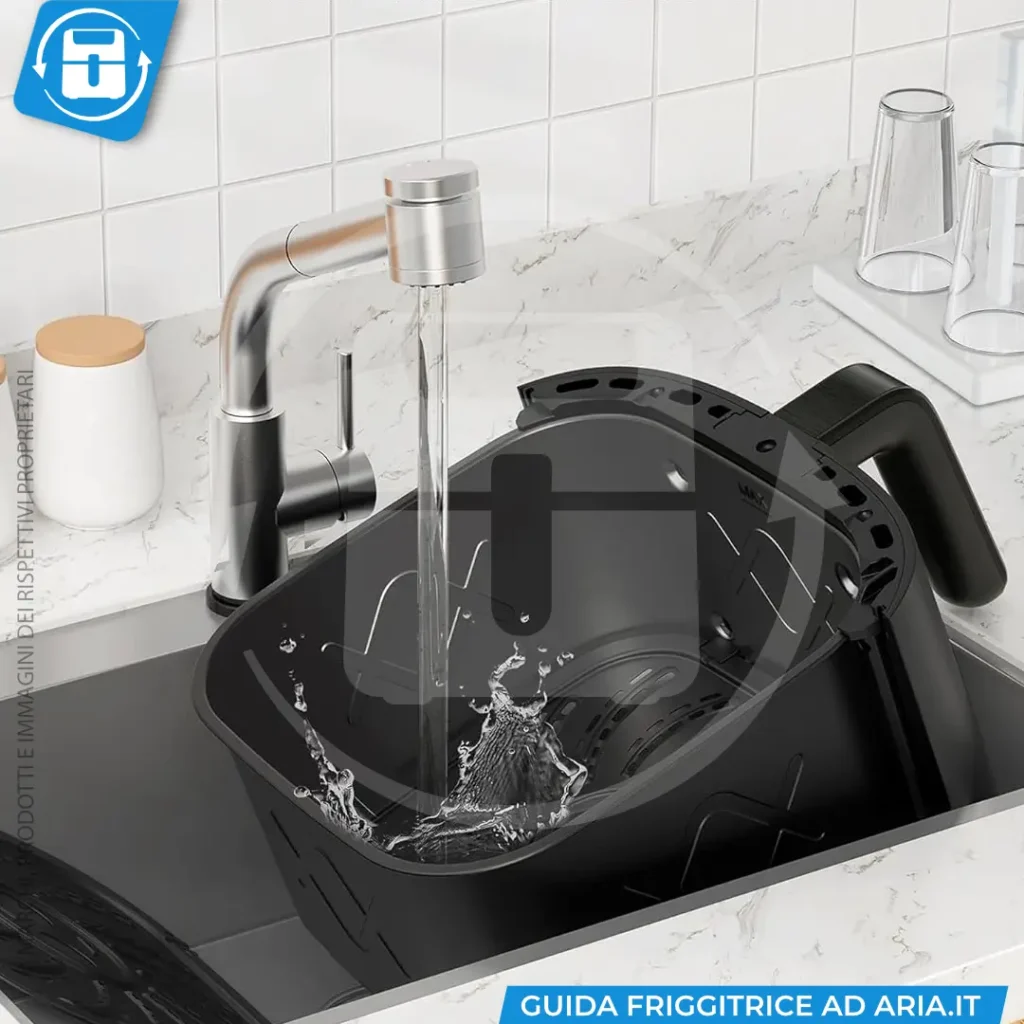 Come pulire la friggitrice ad aria dopo ogni utilizzo