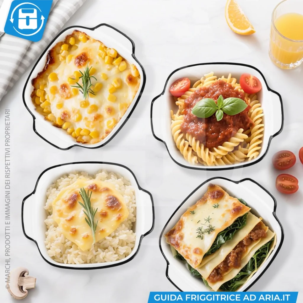 Contenitori in ceramica per friggitrice ad aria