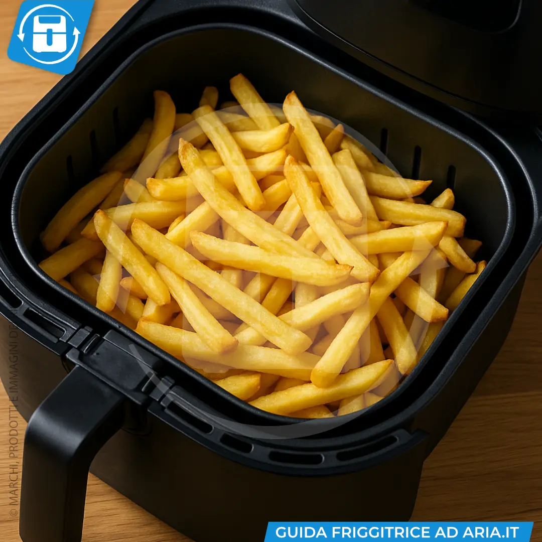 cestello troppo pieno la friggitrice ad aria non cuoce sotto