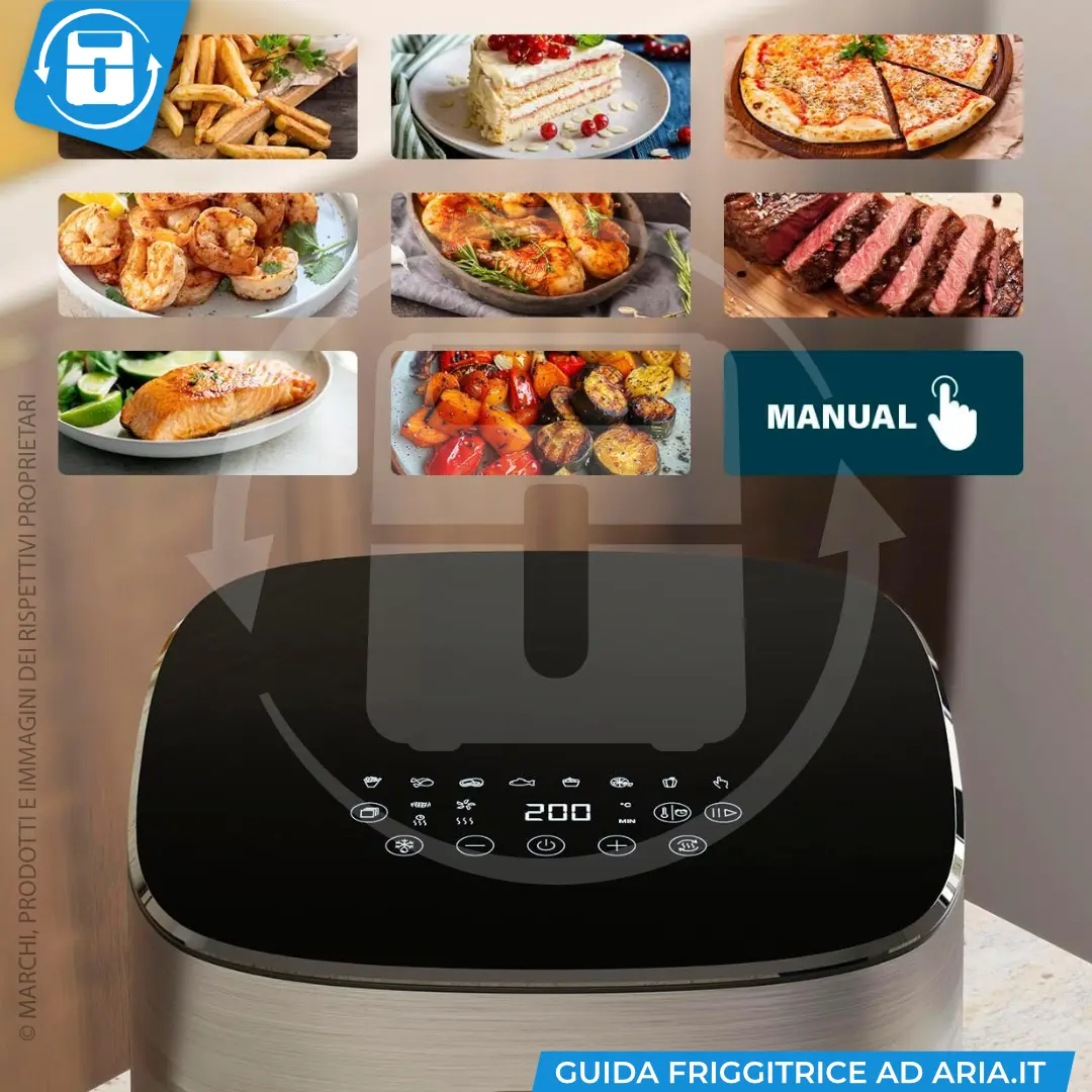 Programmi preimpostati della friggitrice ad aria