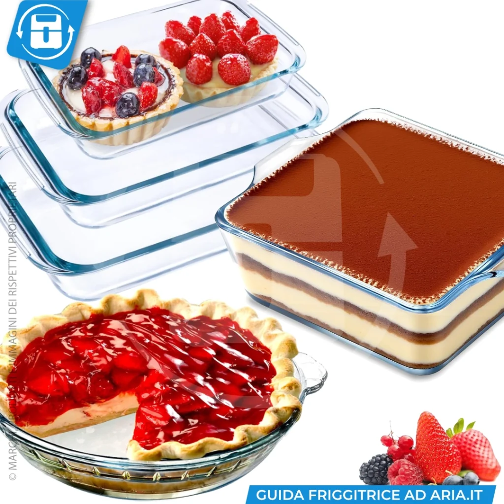 contenitori in vetro per friggitrice ad aria