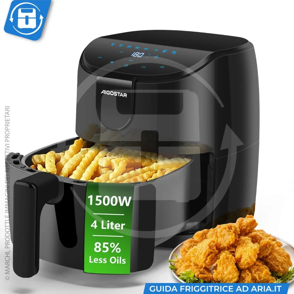 friggitrice ad aria Aigostar Hayden X 4 L