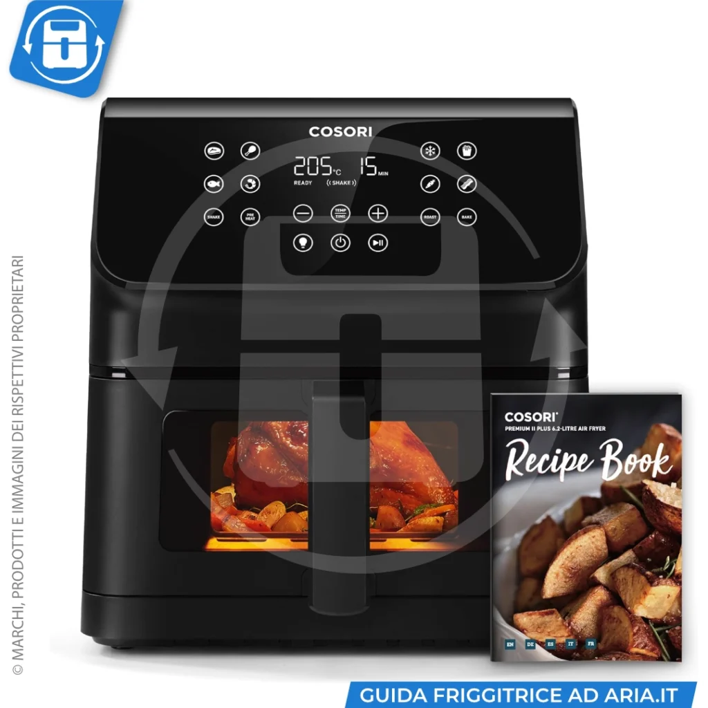 friggitrice ad aria COSORI Clear Blaze 6.2 L