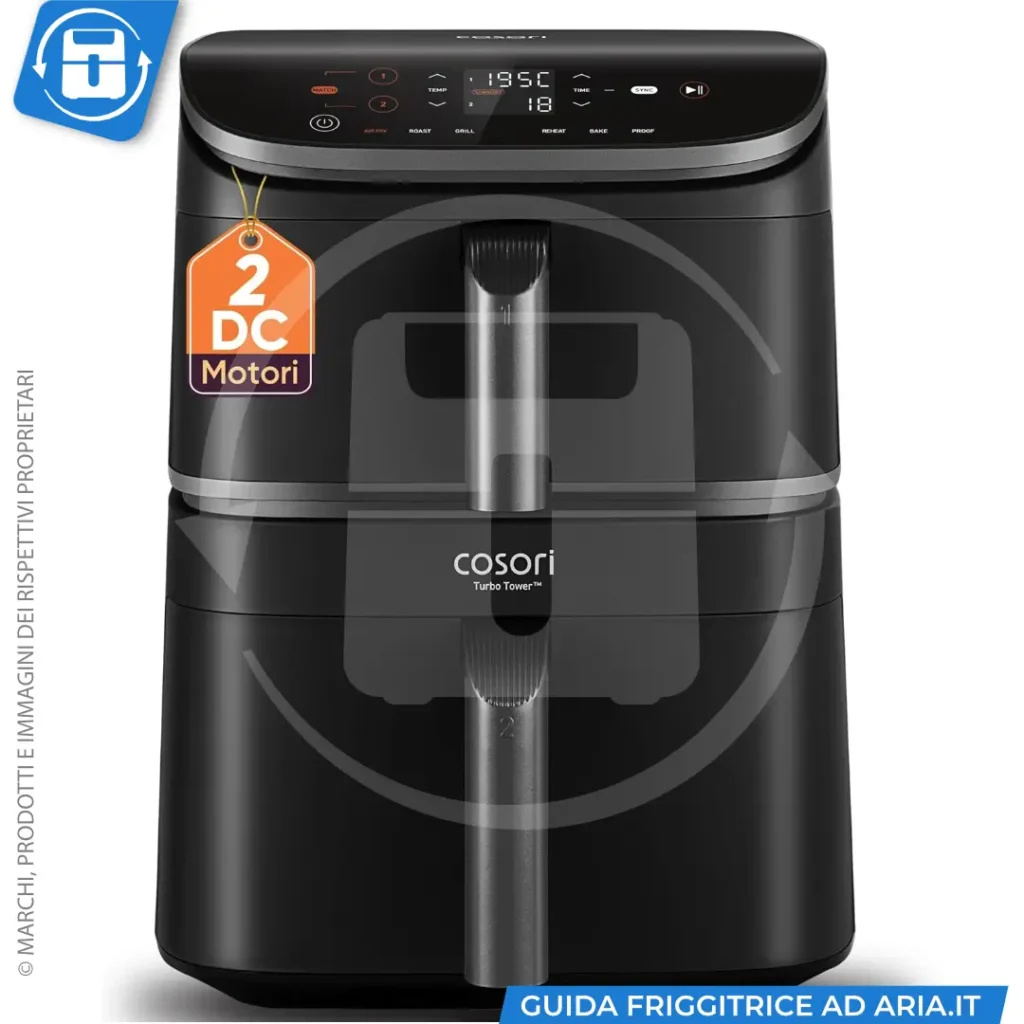 friggitrice ad aria COSORI Turbo Tower 10,8 L