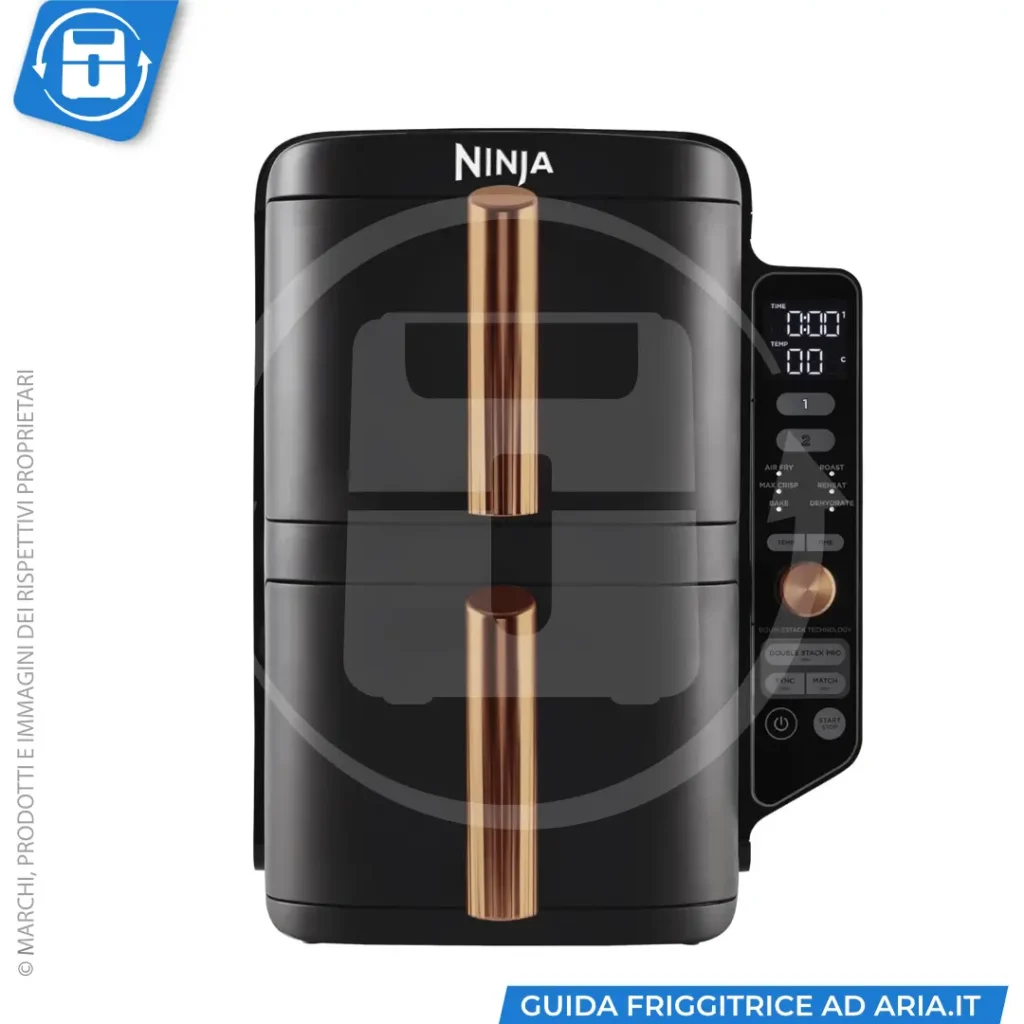 friggitrice ad aria Ninja Double Stack XL 9,5 L