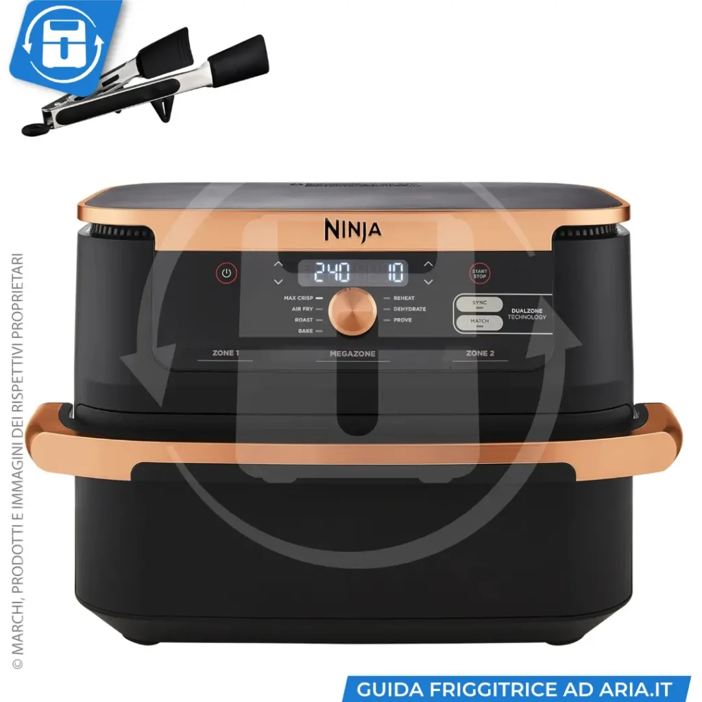 friggitrice ad aria Ninja Foodi FlexDrawer 10.4 L
