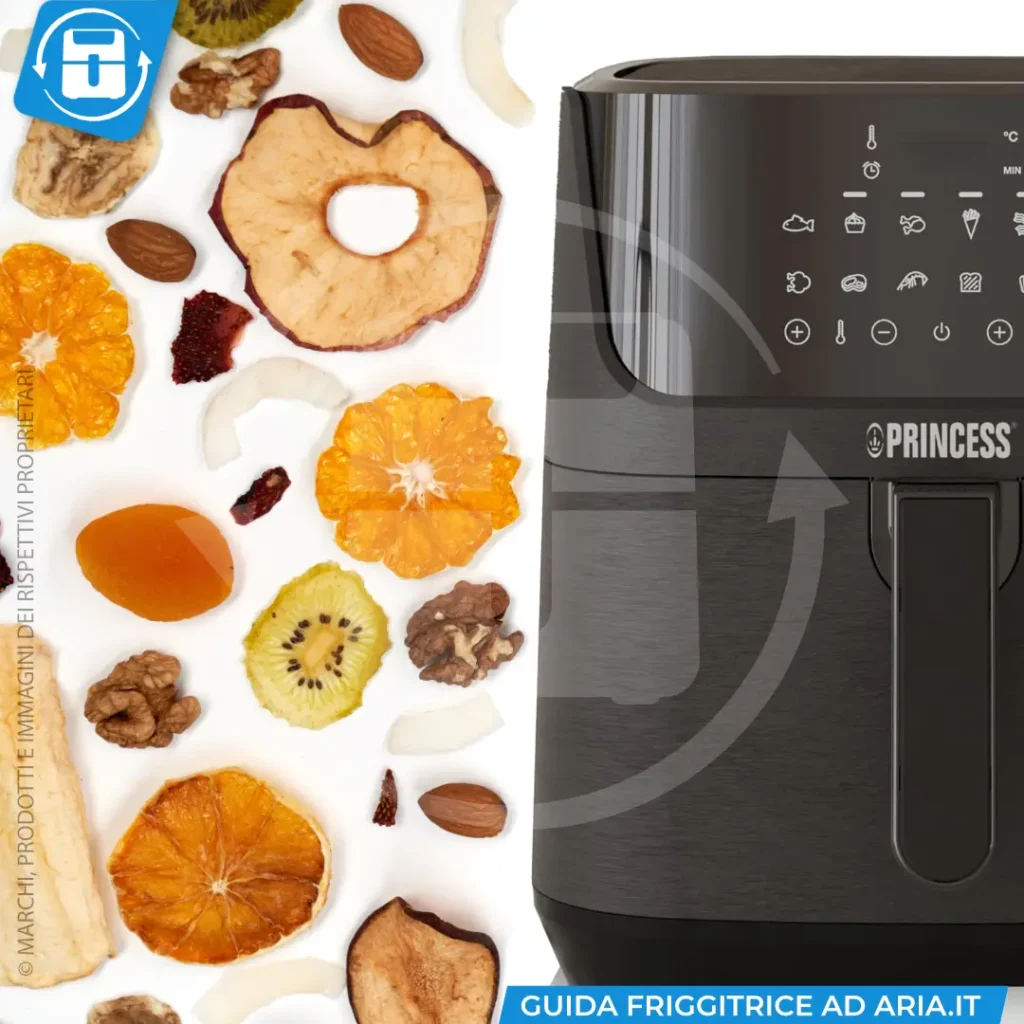 friggitrice ad aria con funzione essiccatore