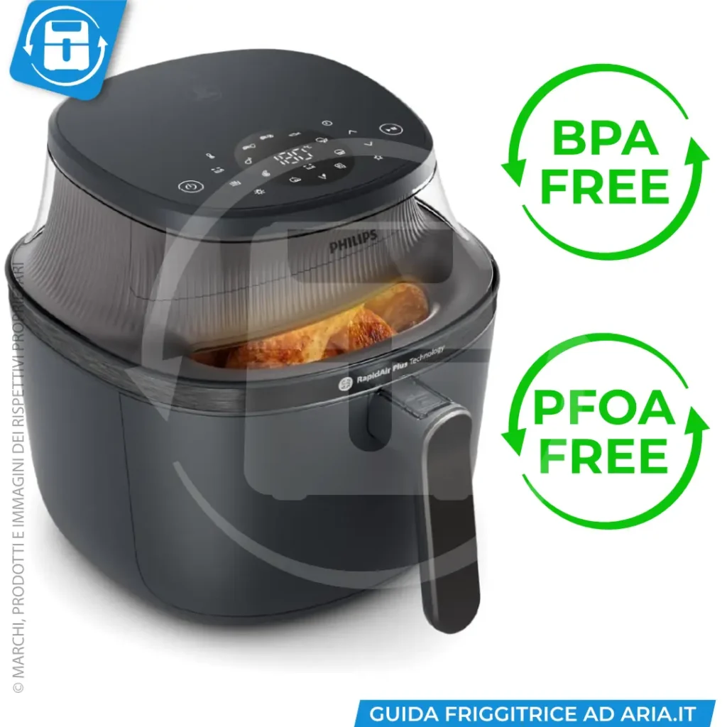 friggitrice ad aria senza BPA e PFOA