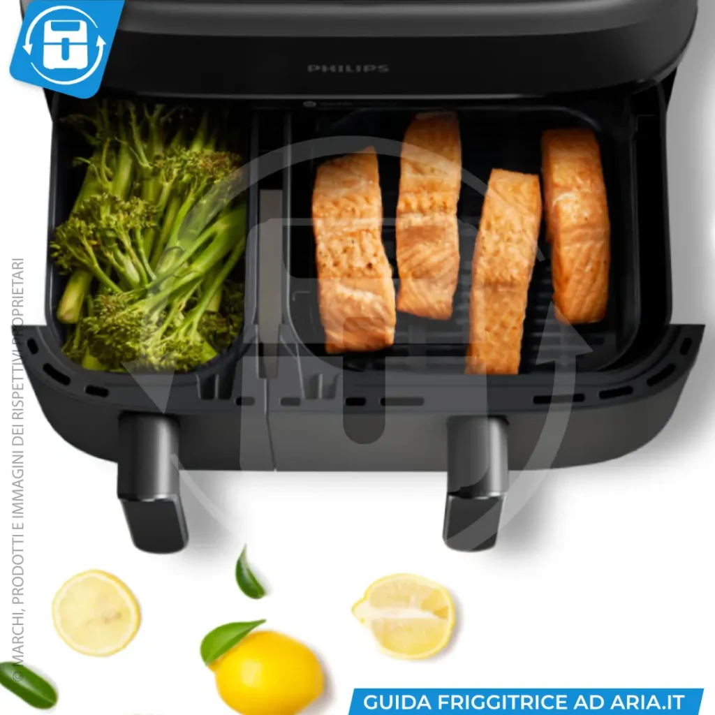 pesce in friggitrice ad aria