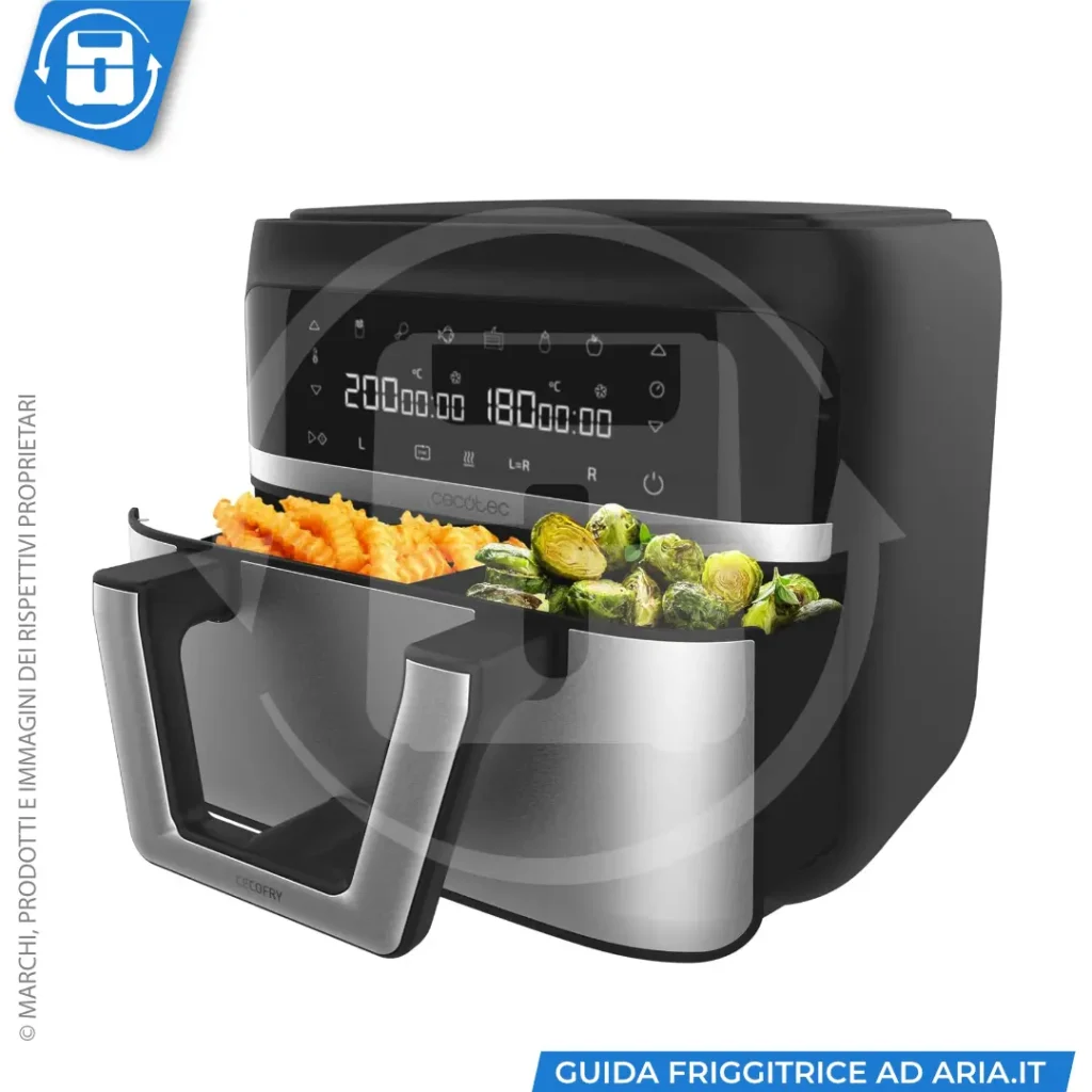 friggitrice ad aria Cecotec Cecofry Dual 9000