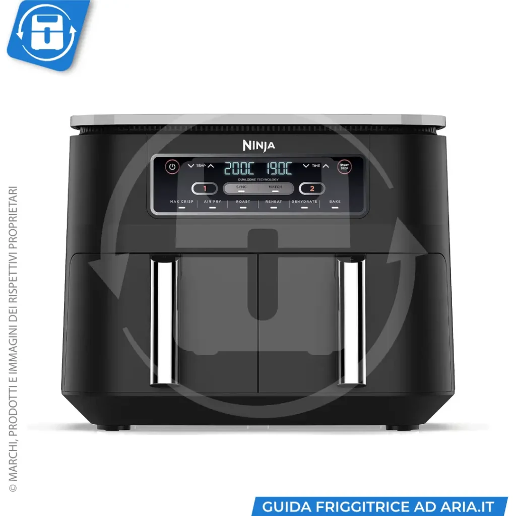 friggitrice ad aria Ninja Foodi Dual Zone AF300EU