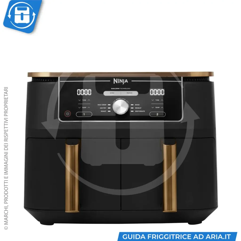 friggitrice ad aria Ninja Foodi Max Dual Zone AF400EUCP