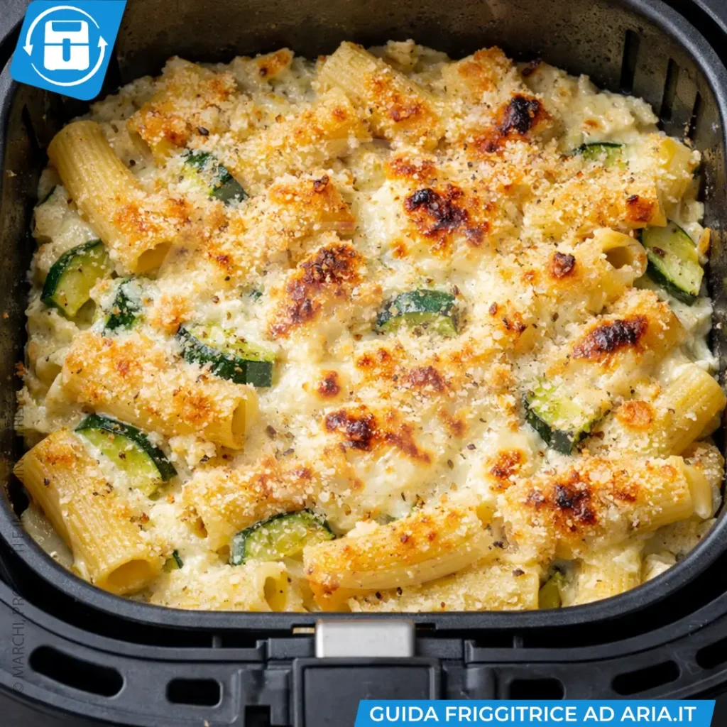 gratinare in friggitrice ad aria