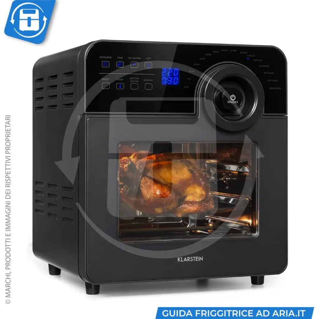 friggitrice ad aria Klarstein AeroVital Cube Chef