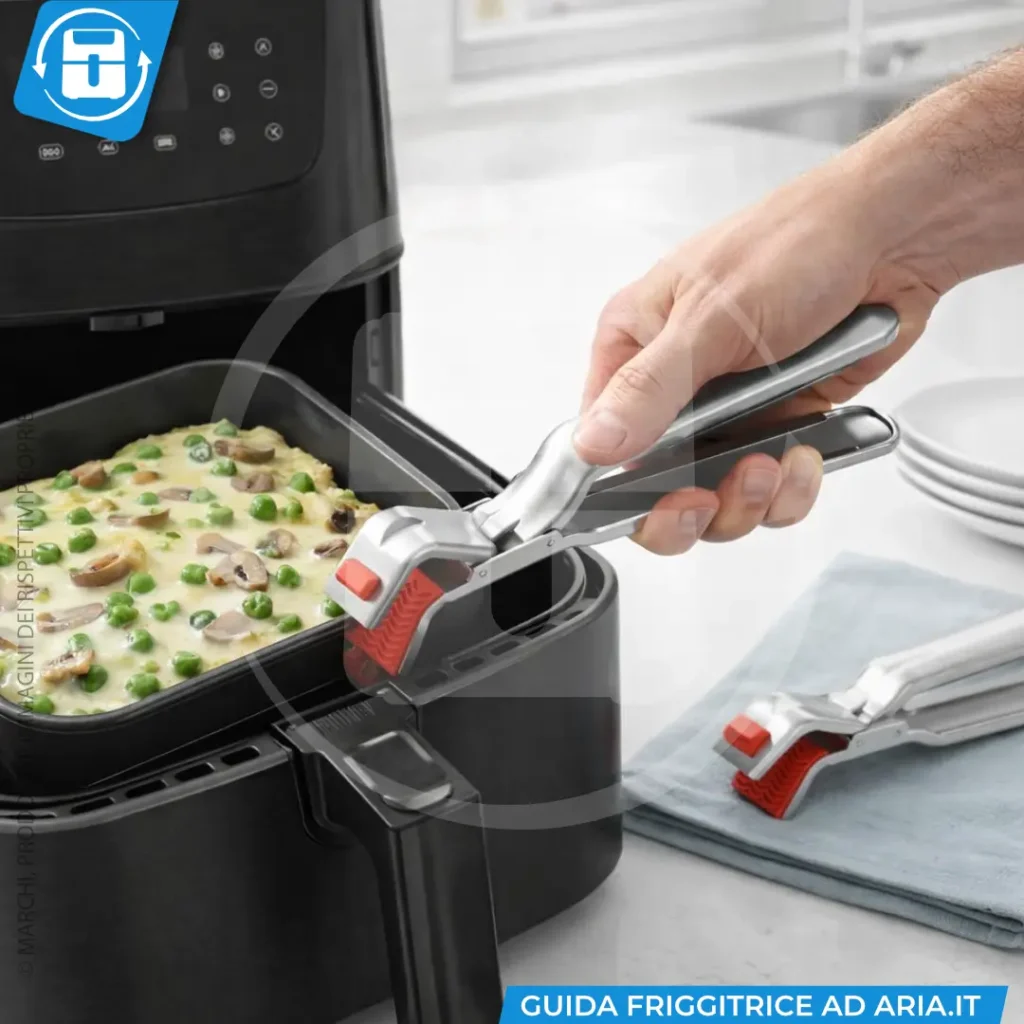 pinze per teglie per friggitrice ad aria