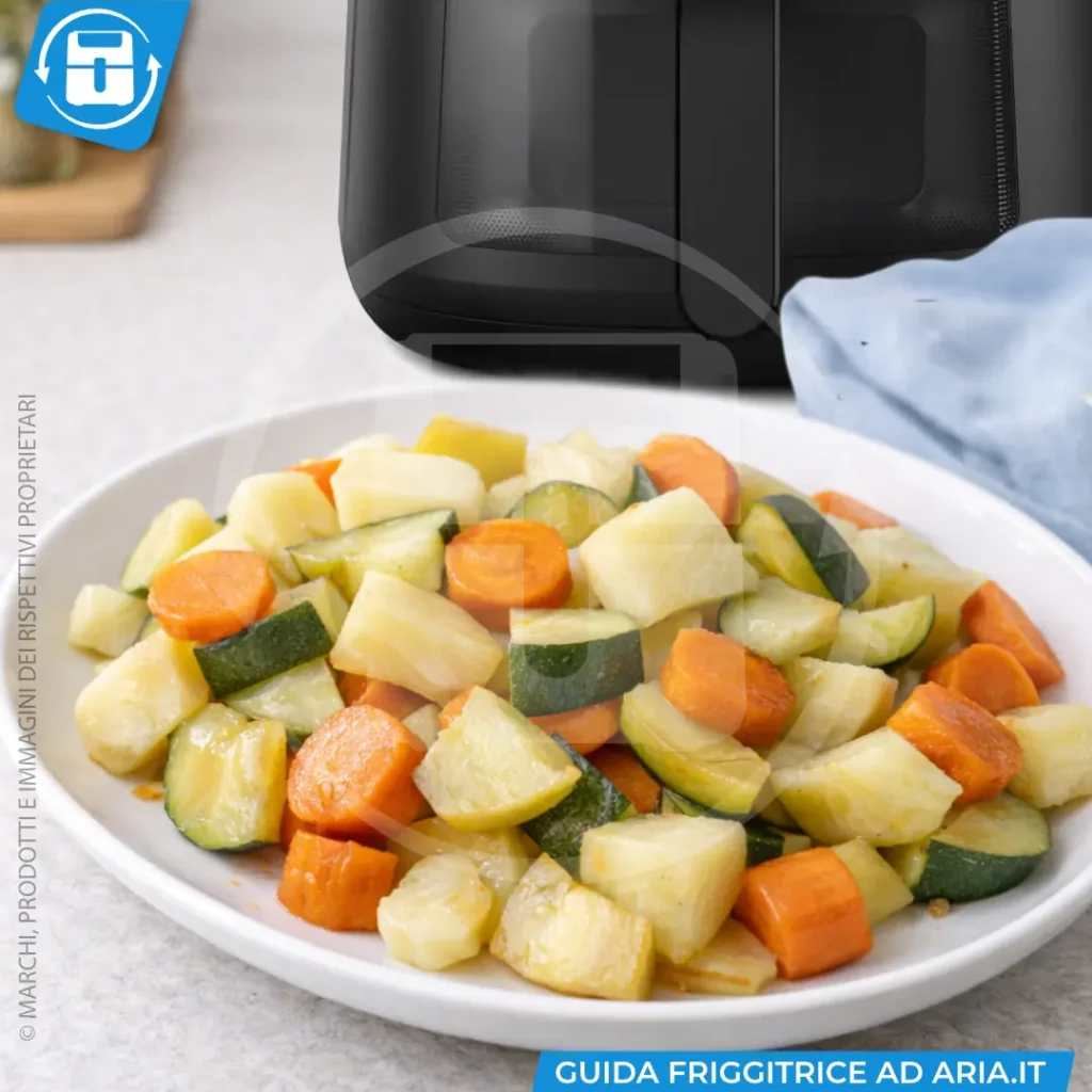 cibi non croccanti nella friggitrice ad aria