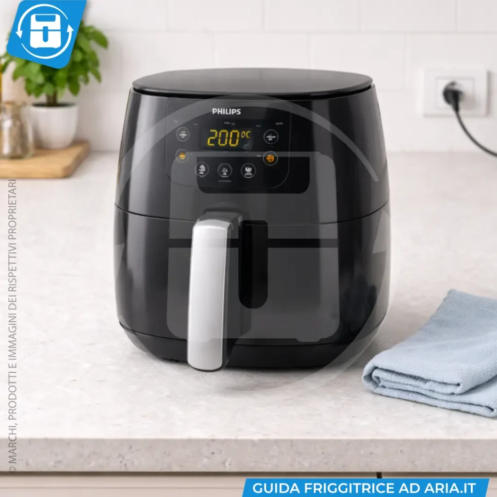 dove mettere la friggitrice ad aria