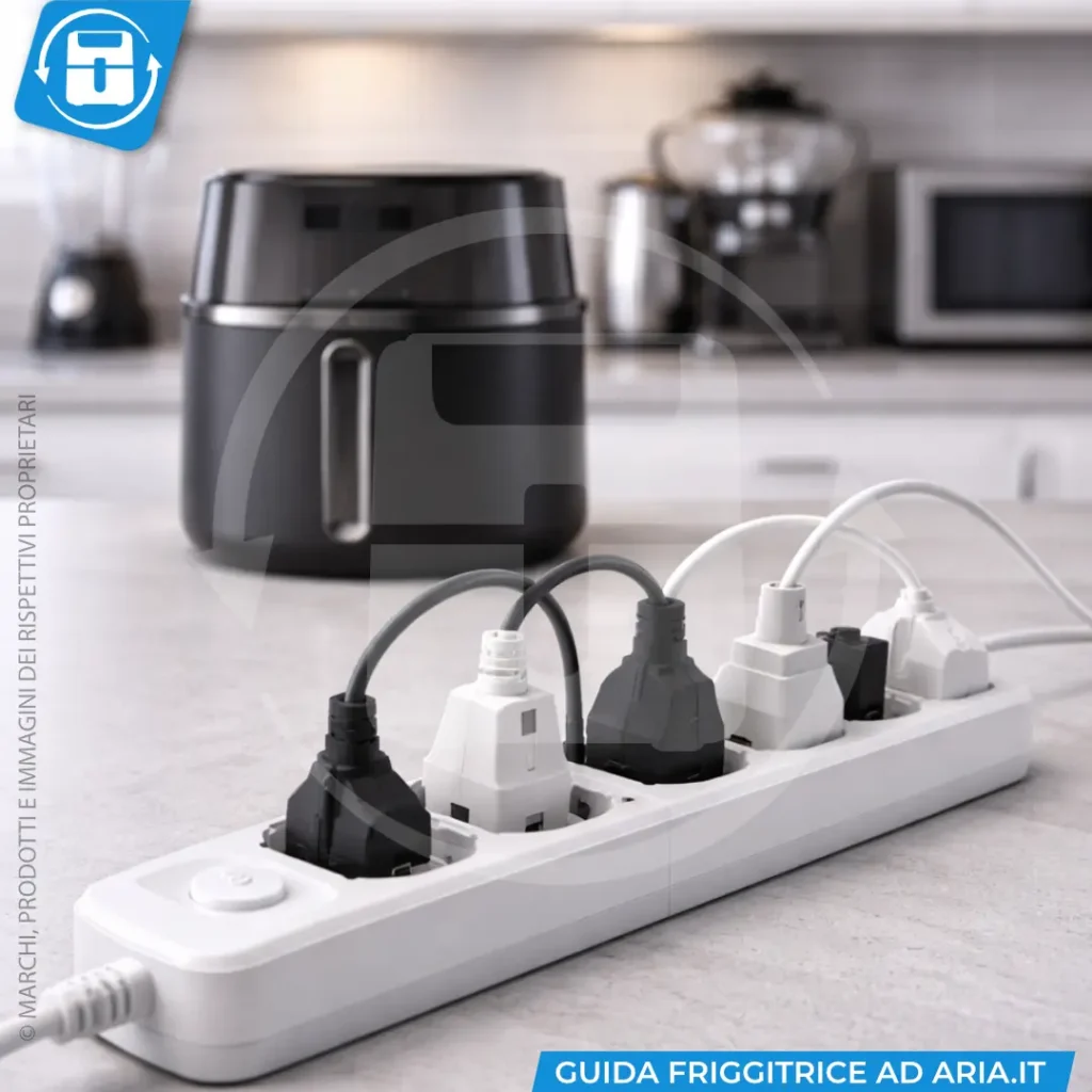 friggitrice ad aria sicurezza elettrica