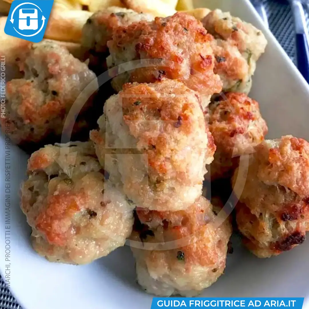 polpette in friggitrice ad aria